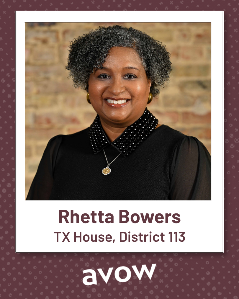 Rhetta Bowers - Avow Texas 2026 Midterm Election Endorsements