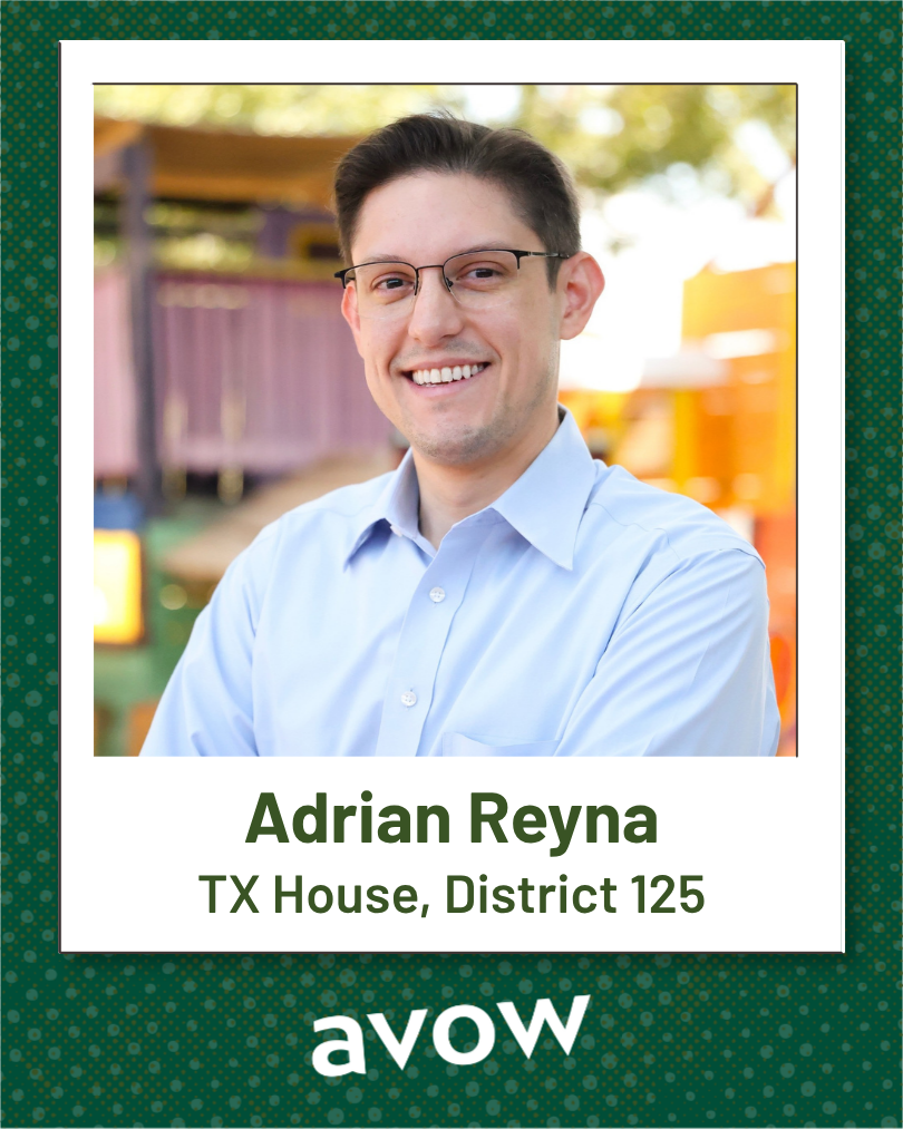 Adrian Reyna - Avow Texas 2026 Midterm Election Endorsements
